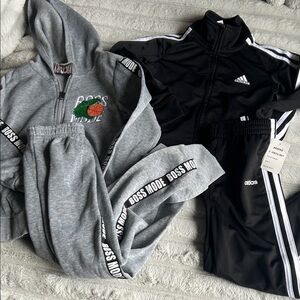 Adidas and Gray Tracksuit Set - 5